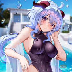 This is a pixiv picture whose title is Summer Ganyu.