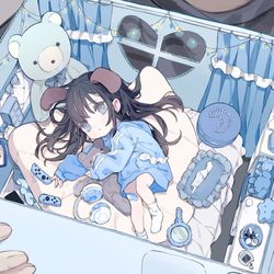 This is a pixiv picture whose title is 💙みぽちゃんroom💙.