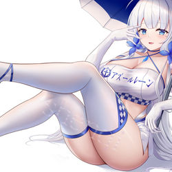 This is a pixiv picture whose title is 光辉 赛车服.