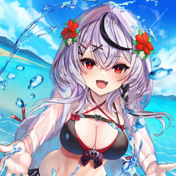 This is a pixiv picture whose title is 水着さかまた3.