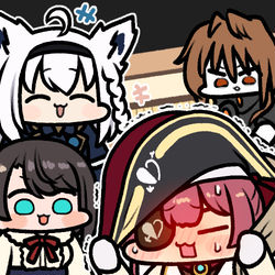 This is a pixiv picture whose title is 黒歴史選手権.