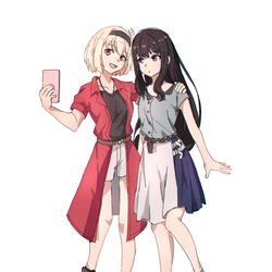 This is a pixiv picture whose title is リコリコ.