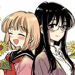This is a pixiv picture whose title is ひまわりさん.