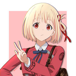 This is a pixiv picture whose title is 錦木千束.