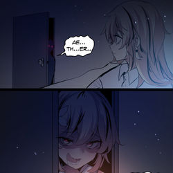 This is a pixiv picture whose title is Spooky Time.