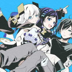 This is a pixiv picture whose title is ぶるーず.
