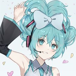 This is a pixiv picture whose title is シナモンミク.