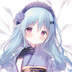 This is a pixiv picture whose title is 和メイドふわりちゃん.
