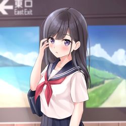 This is a pixiv picture whose title is 海派？それとも山派？.