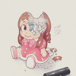 This is a pixiv picture whose title is にくるちゃん貯金箱.