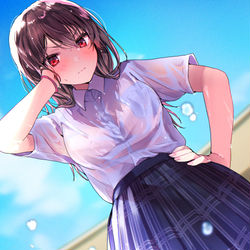 This is a pixiv picture whose title is 「かけちゃってすみません！(…白！！)」.