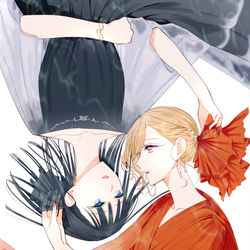 This is a pixiv picture whose title is 金魚.