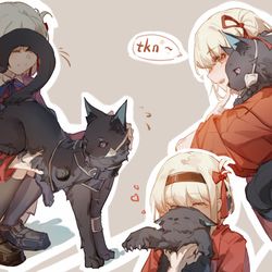 This is a pixiv picture whose title is 🐱poi.