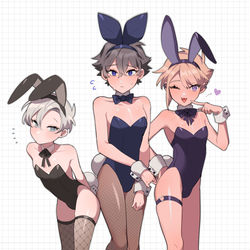 This is a pixiv picture whose title is 兔兔樂園-人物介紹.