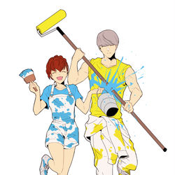This is a pixiv picture whose title is ペルソナまとめ.