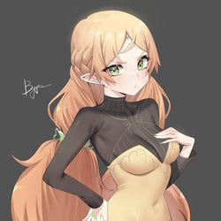This is a pixiv picture whose title is いせおじ-エルフ.