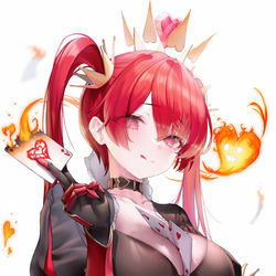 This is a pixiv picture whose title is 퀸 오브 하트.