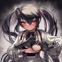 This is a pixiv picture whose title is ハリおっぱいハート.