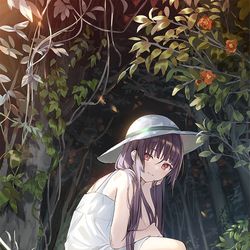 This is a pixiv picture whose title is 「ひさしぶり、おっきくなったねえ」.
