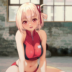 This is a pixiv picture whose title is 錦木千束.