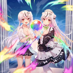 This is a pixiv picture whose title is イース＆スイ 紡ぐ物語.