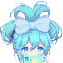 This is a pixiv picture whose title is シナモロールミク.