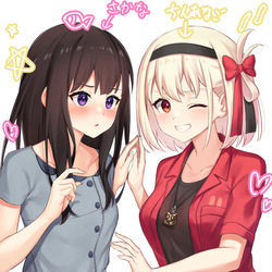 This is a pixiv picture whose title is ちさたきプリクラ.