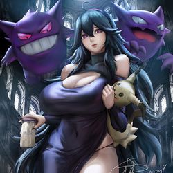 This is a pixiv picture whose title is hex maniac.