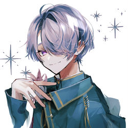 This is a pixiv picture whose title is 弦月藤士郎 長尾景.