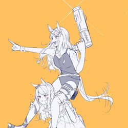 This is a pixiv picture whose title is 水着ゴルマク.