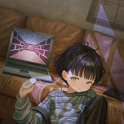 This is a pixiv picture whose title is windows.