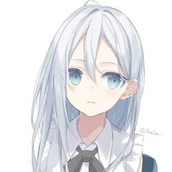 This is a pixiv picture whose title is 夏服の奏.