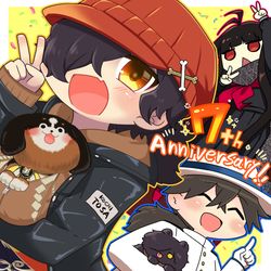 This is a pixiv picture whose title is ７周年！！！.