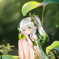 This is a pixiv picture whose title is Cutie Nahida.