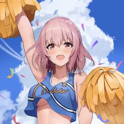 This is a pixiv picture whose title is チアリーダー凜祢.