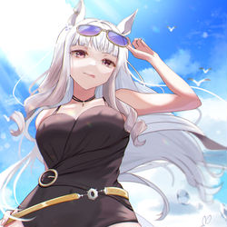 This is a pixiv picture whose title is 水着ゴルシ🐴.