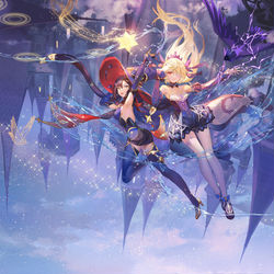 This is a pixiv picture whose title is Friendship.