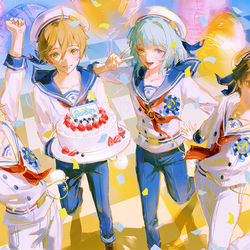 This is a pixiv picture whose title is Ra*bits [あんさんぶるスターズ!].