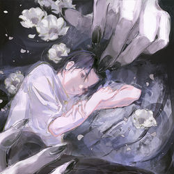 This is a pixiv picture whose title is 乙骨憂太.