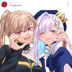 This is a pixiv picture whose title is アイドルパロfrlz.