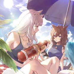 This is a pixiv picture whose title is やば！.