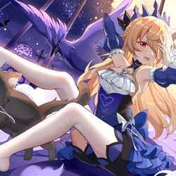 This is a pixiv picture whose title is 幽夜皇女的败北？.