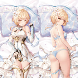 This is a pixiv picture whose title is 蛍抱き枕.