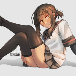This is a pixiv picture whose title is ちょっとストッキング.