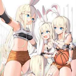 This is a pixiv picture whose title is bunnys.