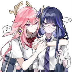 This is a pixiv picture whose title is JK.