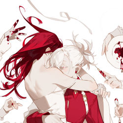 This is a pixiv picture whose title is 灾厄之上log1.