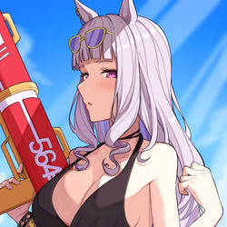 This is a pixiv picture whose title is 水着ゴルシ.