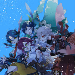 This is a pixiv picture whose title is AnemoBoys.