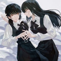 This is a pixiv picture whose title is “身体交给我。”.